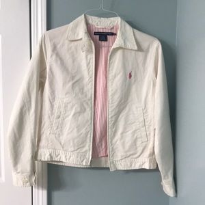 White Ralph Lauren Polo Jacket